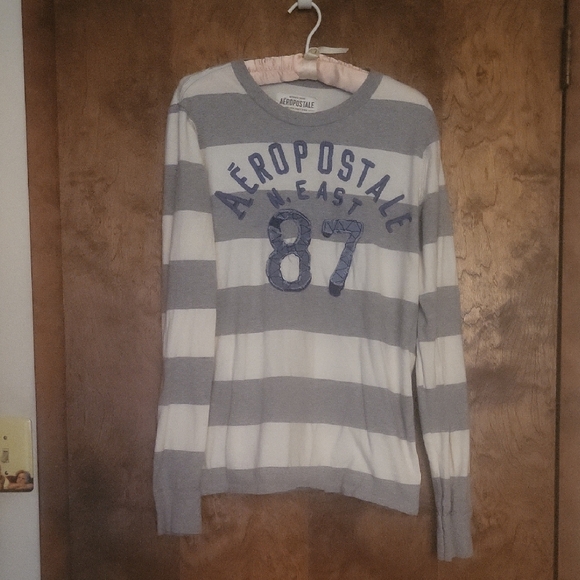 Aeropostale Tops - Aeropostale Striped Long Sleeve Shirt M